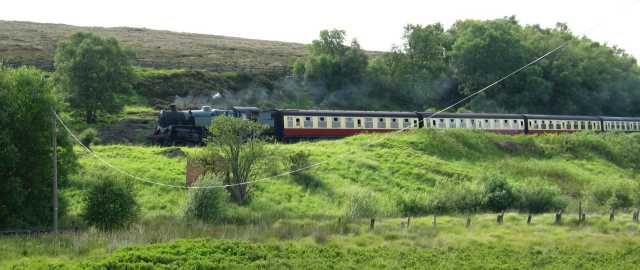 A train on the North York Moors railway